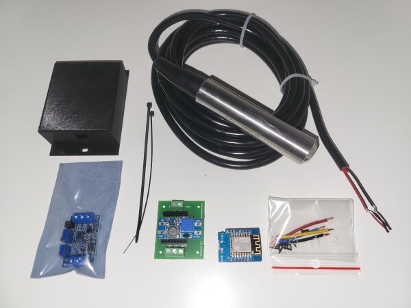 Füllstandsmessung mittels Pegelsonde V3 Vormontiert/0-2 Meter